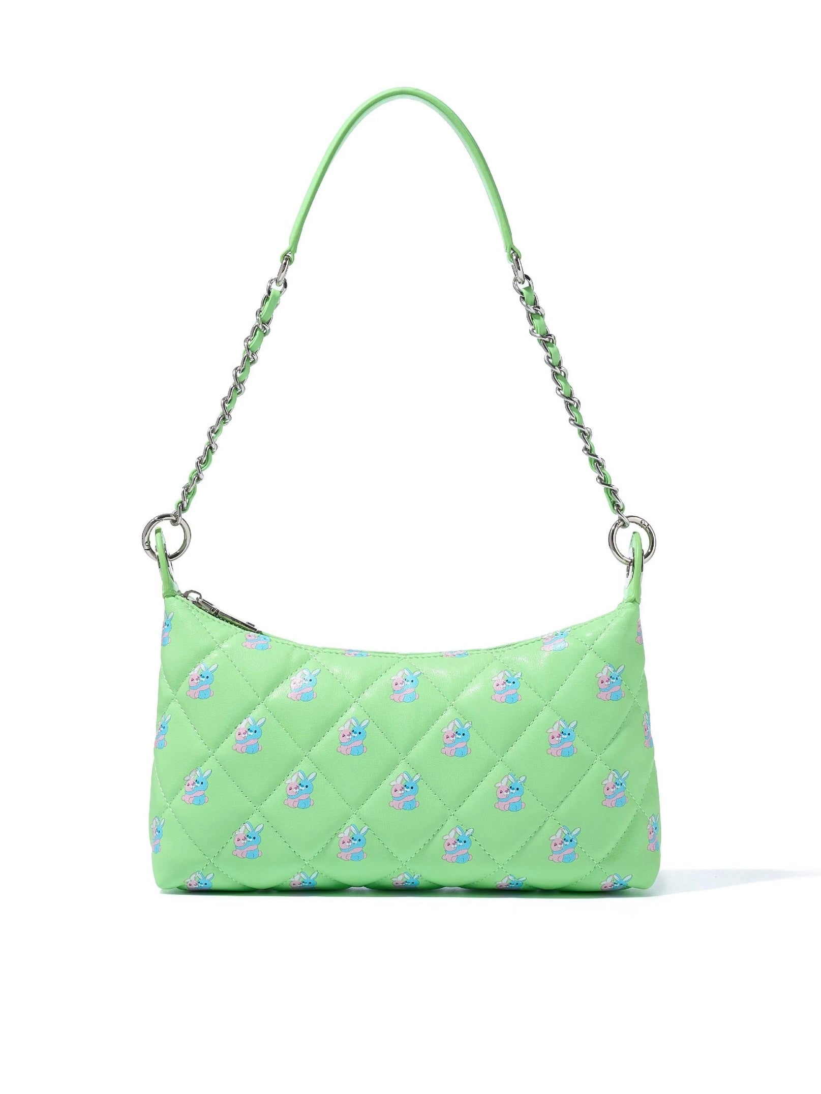 NeonPeachOffice｜Original Green Bunny Summer Bag