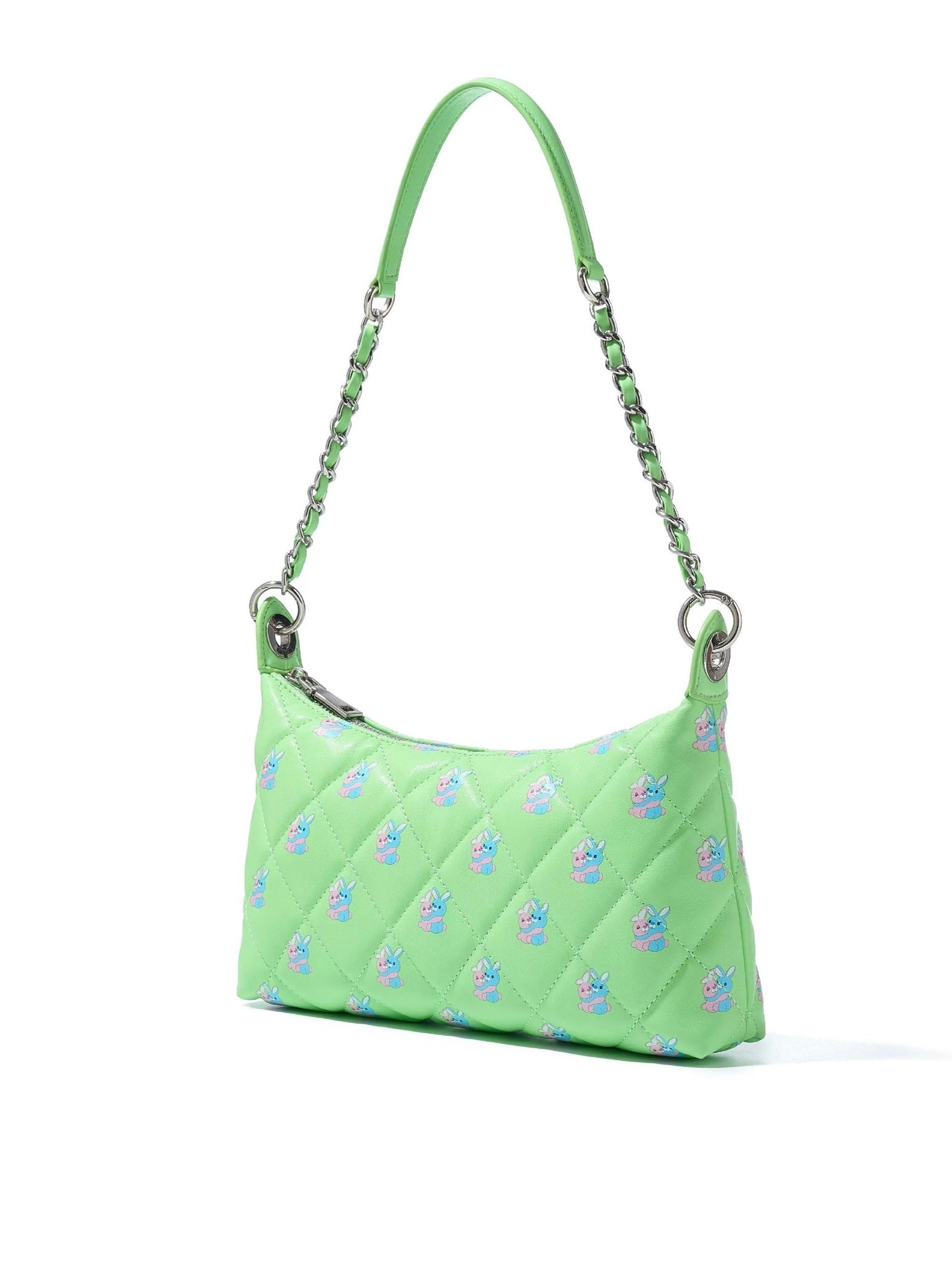 NeonPeachOffice｜Original Green Bunny Summer Bag
