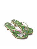 PonteAlleMoss｜Moss & Ladybug Print Sandals