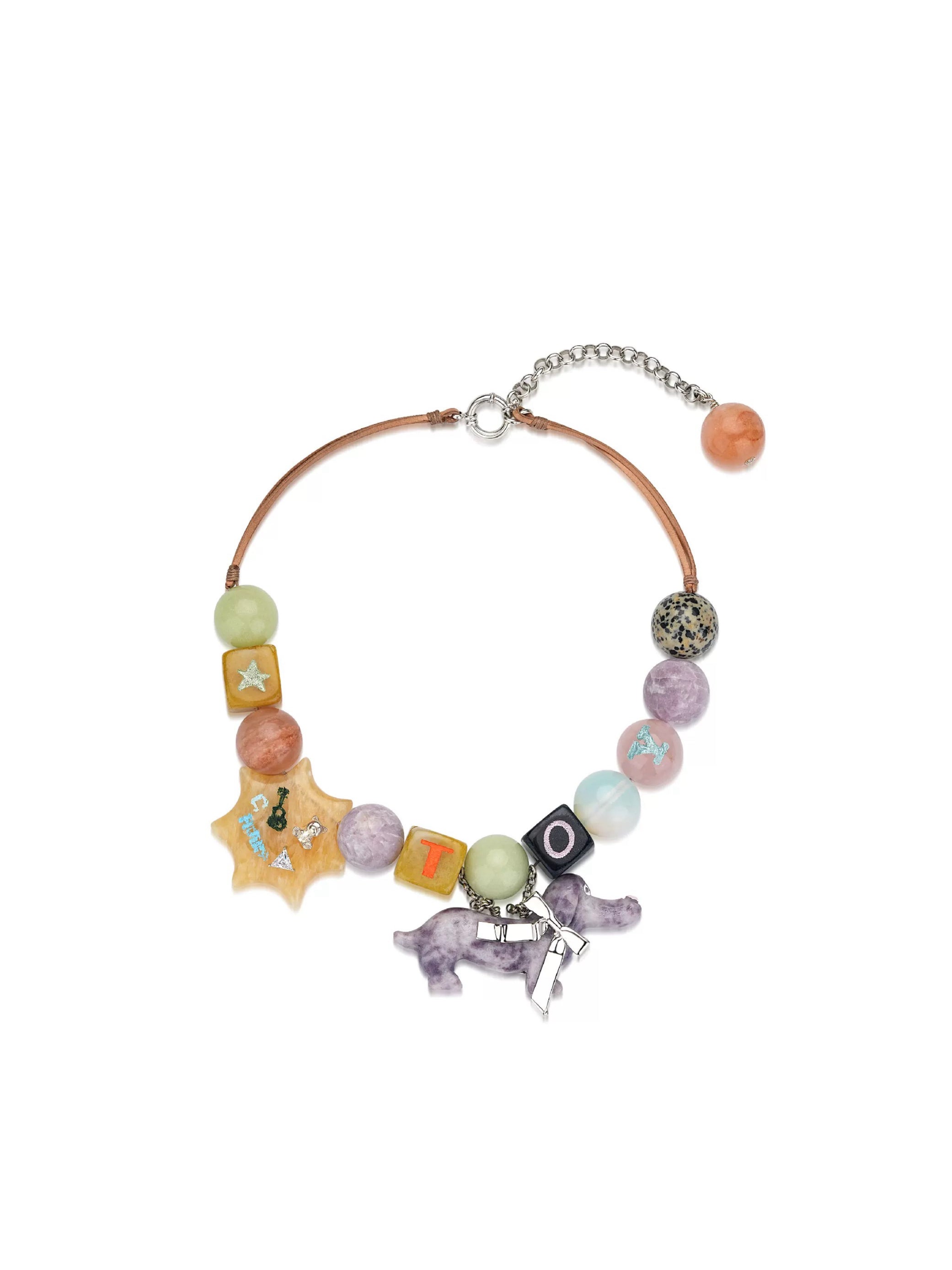 TysGrocery｜Stone & Leather Cord Necklace