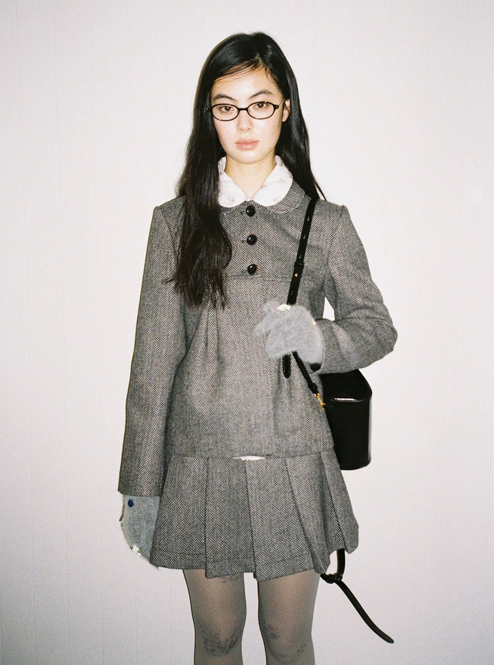 NOTJUSTHIM｜Hokkaido Girl Wool Skirt Set