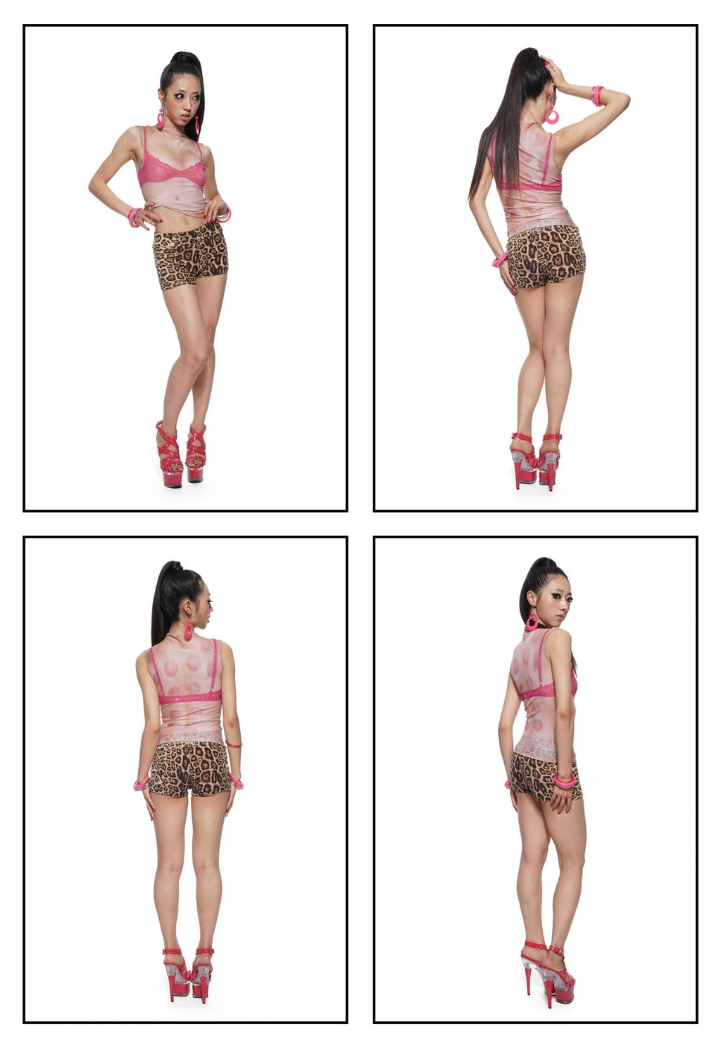 HuDieGongZhu｜Sheer Mesh Statement Vest