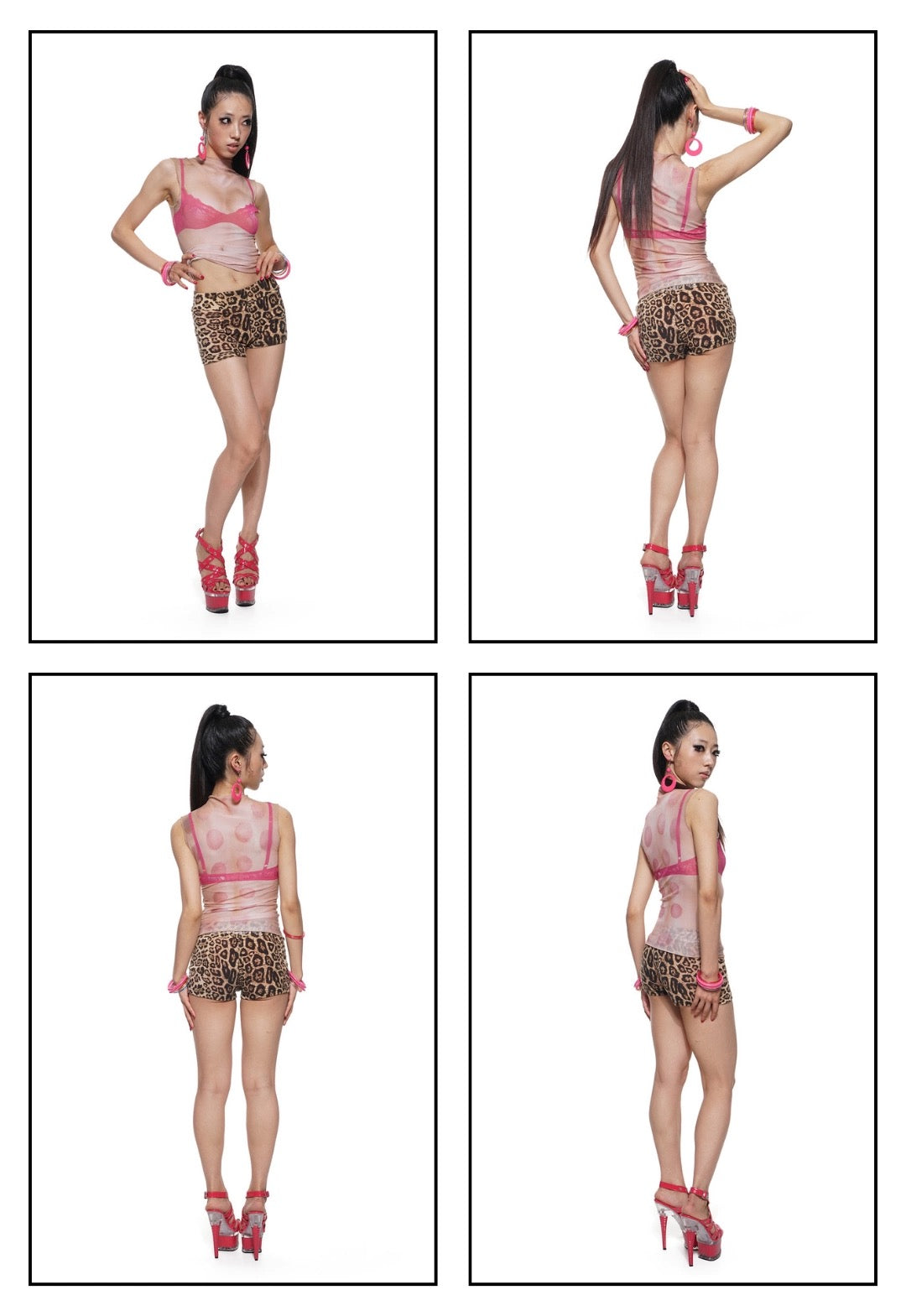 HuDieGongZhu｜Sheer Mesh Statement Vest
