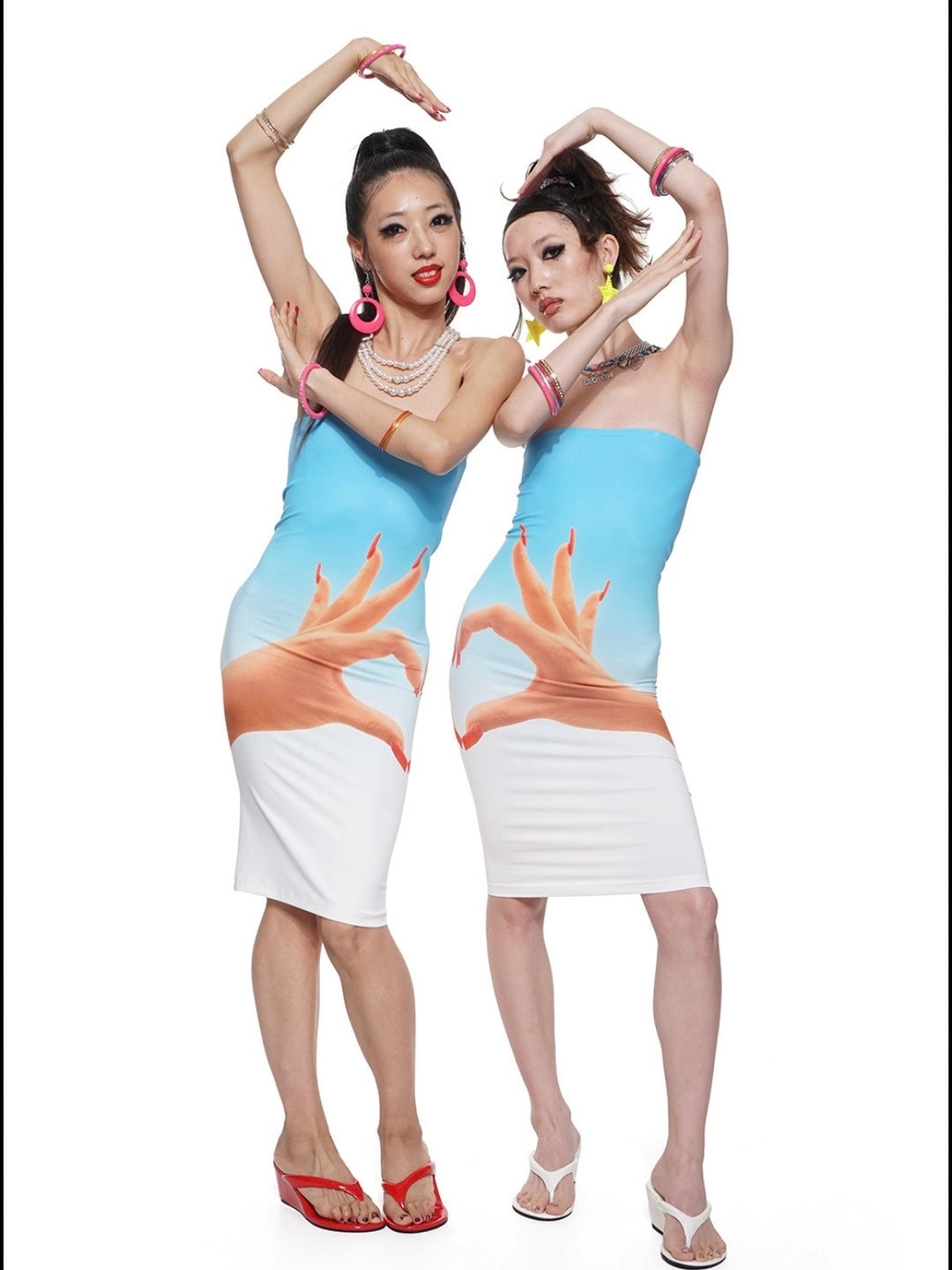 HuDieGongZhu｜Blue Heart Two-Way Dress