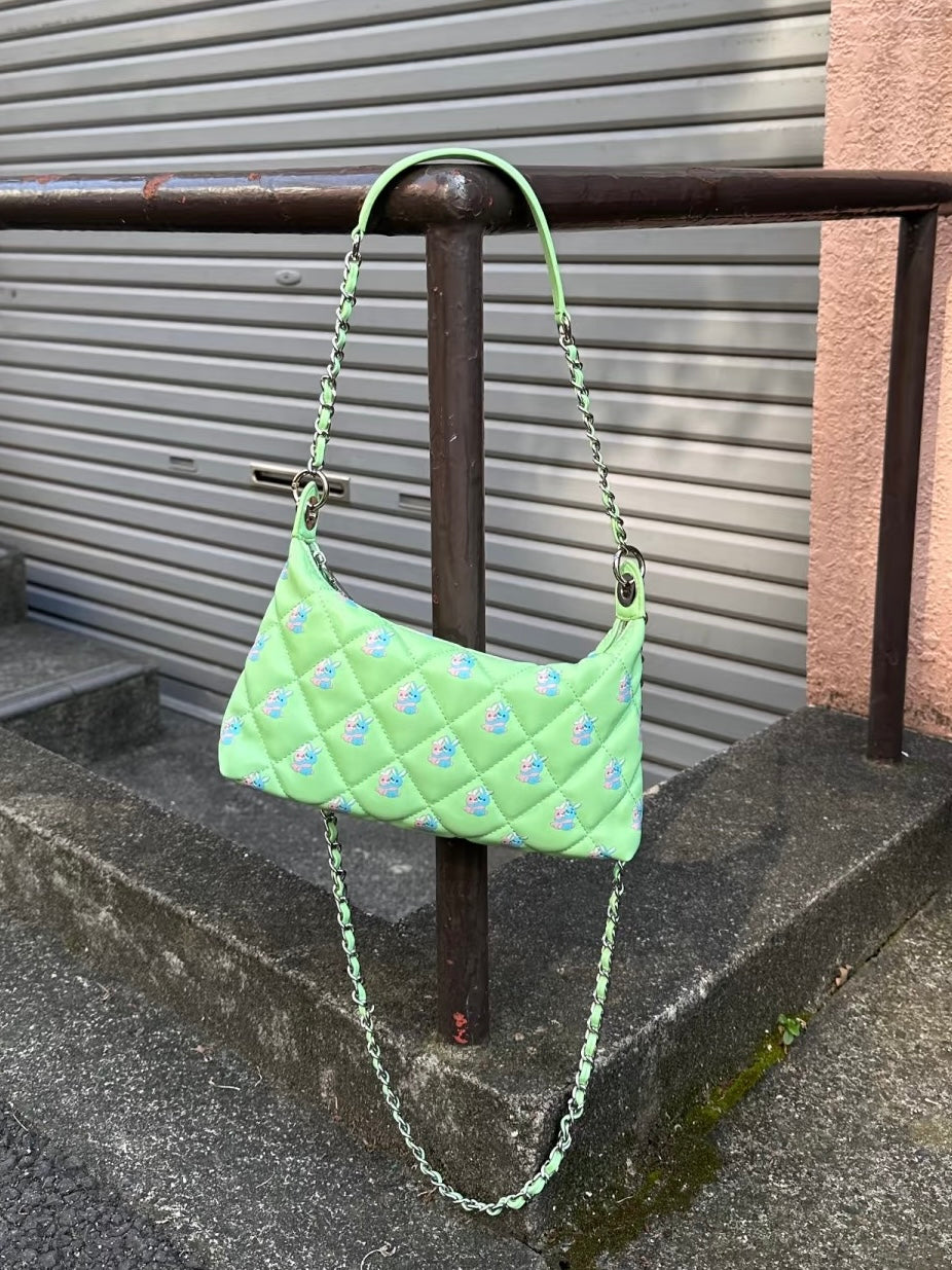 NeonPeachOffice｜Original Green Bunny Summer Bag
