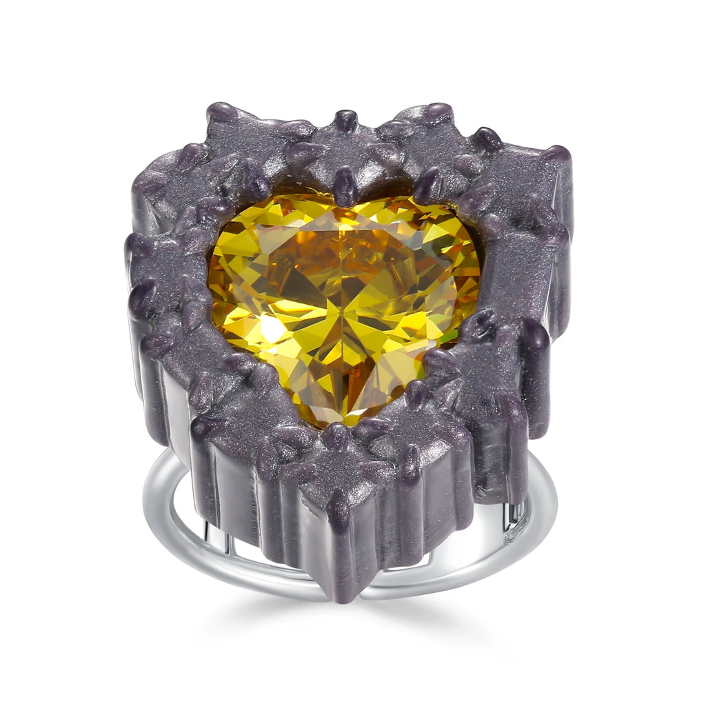 TysGrocery｜Pray2 Gemstone Resin Open Ring