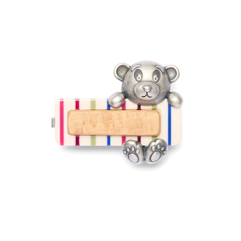 TysGrocery｜25 Sketch Teddy Bear Bow Hair Clip