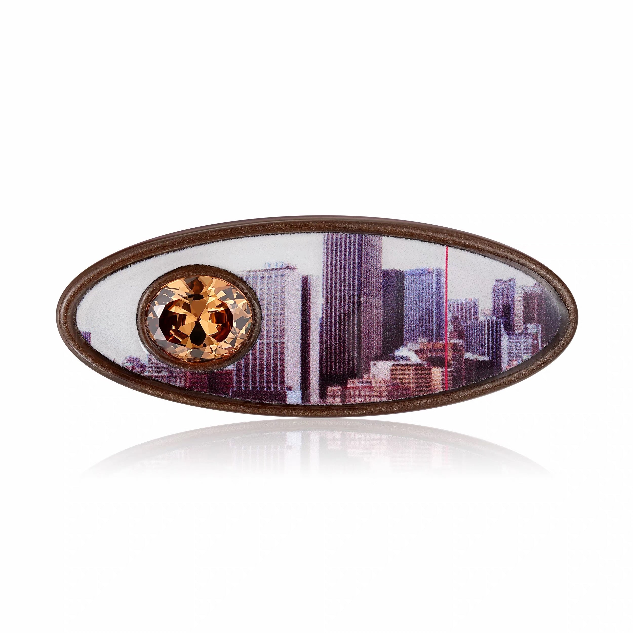 TysGrocery｜23 PRAY Oval Gem Hair Clip