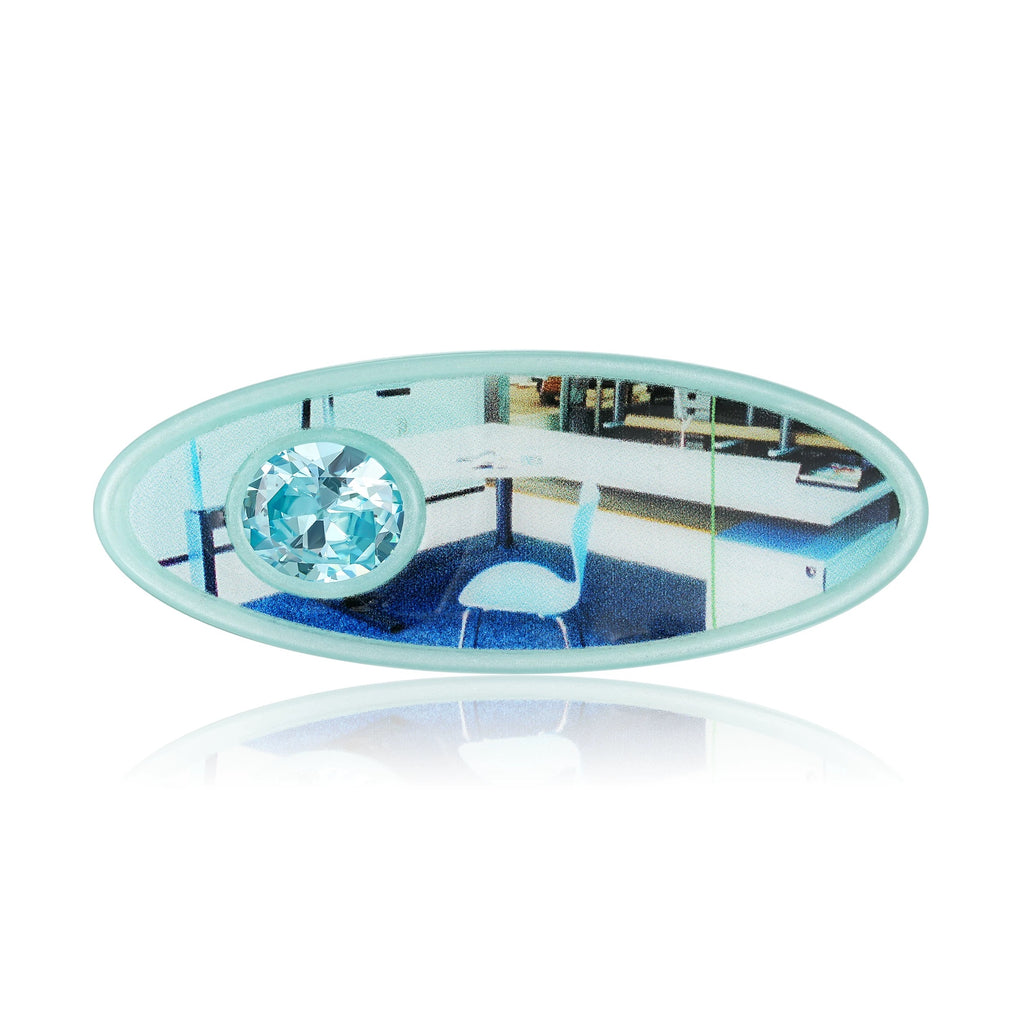 TysGrocery｜23 PRAY Oval Gem Hair Clip