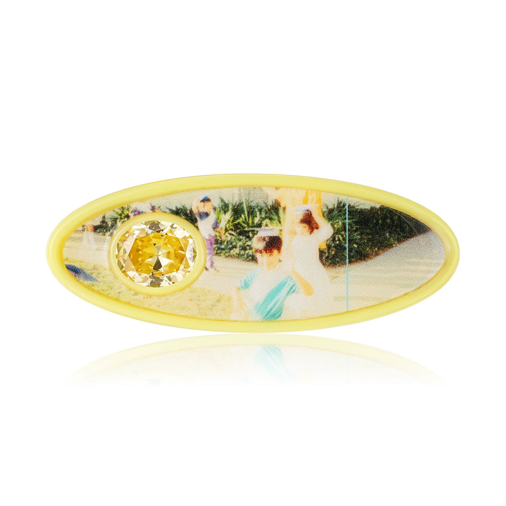 TysGrocery｜23 PRAY Oval Gem Hair Clip