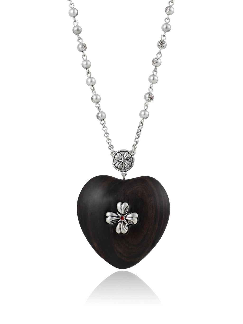 tokokkino｜Wooden Heart Pendant Necklace