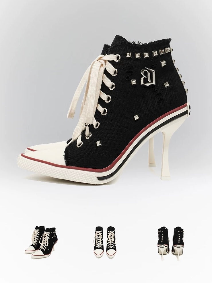 UNICORN BLOOD｜Gal Punk Studded Low-Heel Shoes