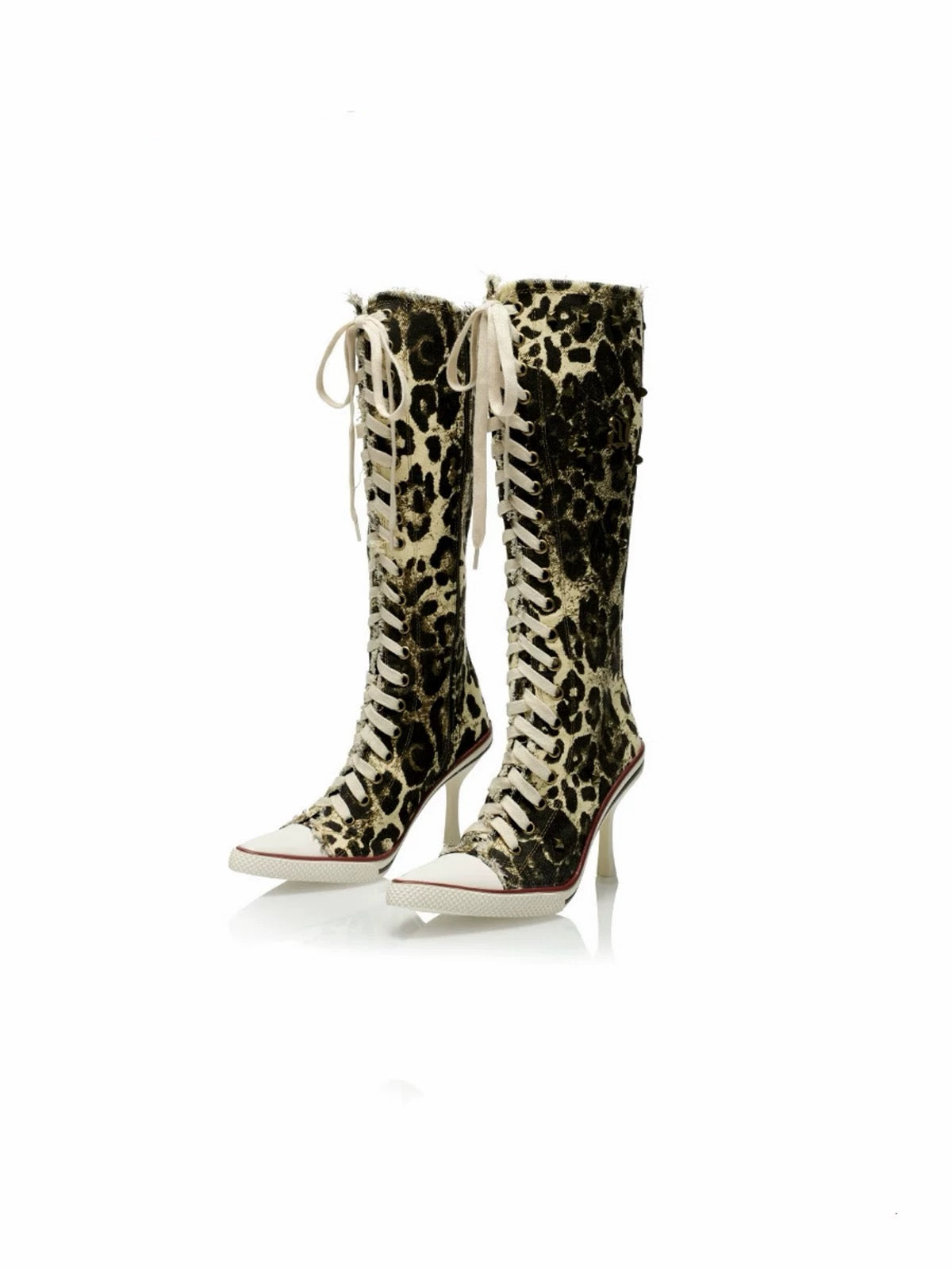 UNICORN BLOOD｜Gal Punk Studded Knee-High Boots