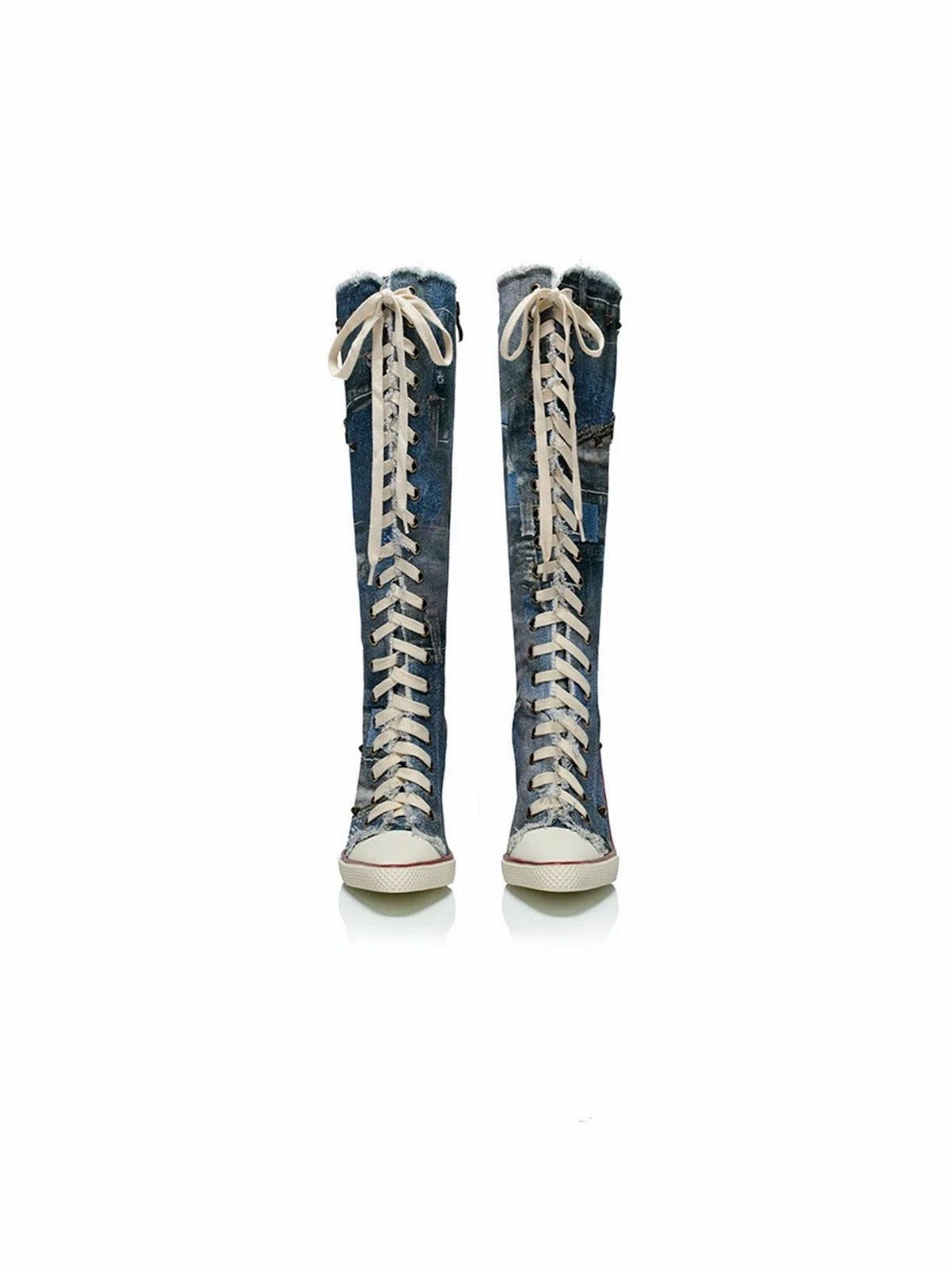 UNICORN BLOOD｜Gal Punk Studded Knee-High Boots