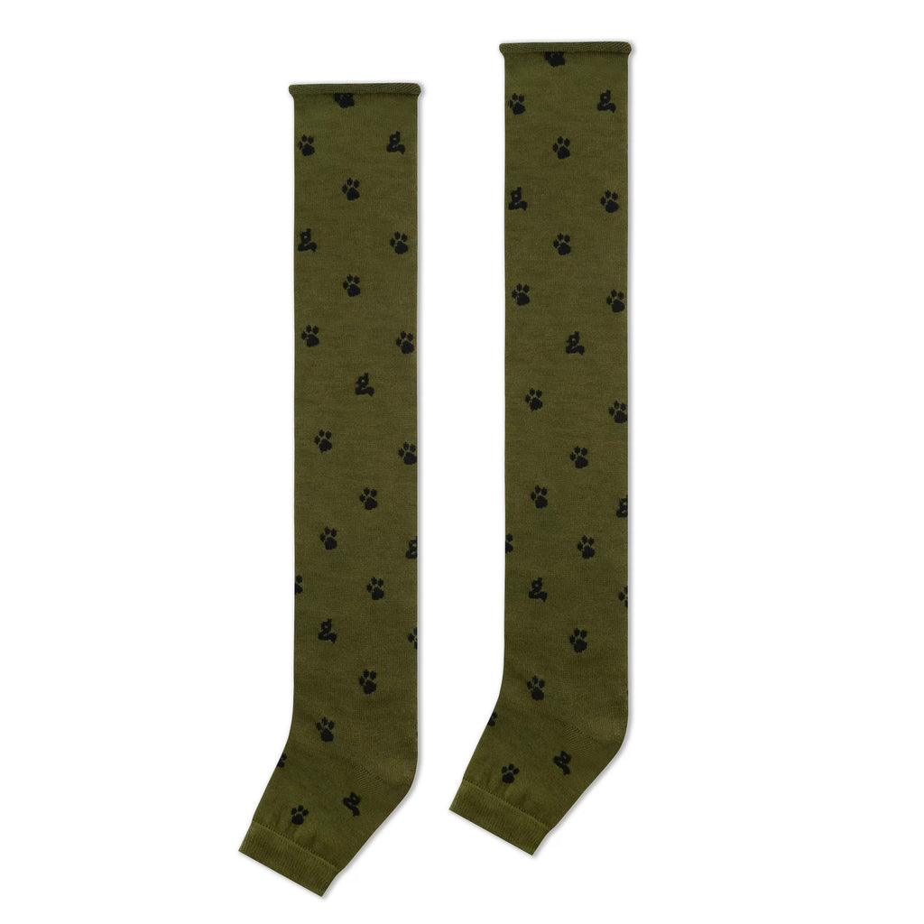 Grape｜ Wool Paw Stirrup Legwarmers